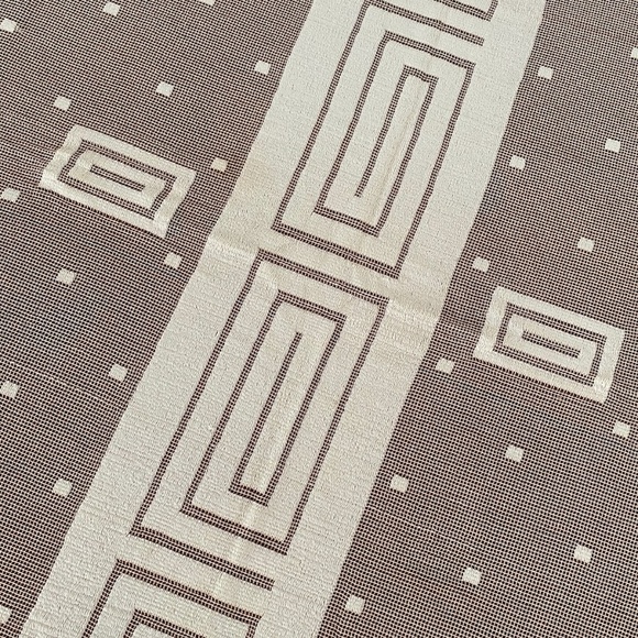 VTG 1930s Sheer Tablecloth Large Rectangle 65.5 x 79" - Picture 4 of 9